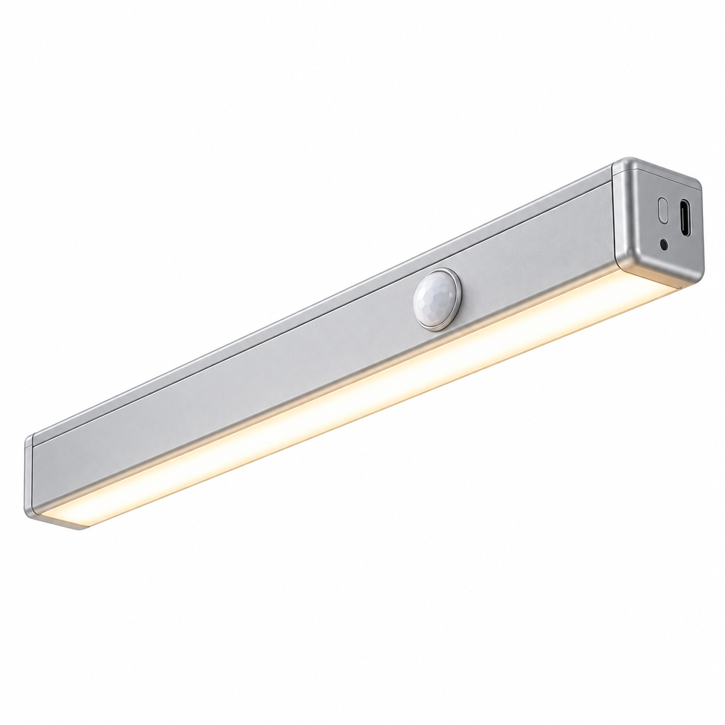 Qtdravce™ MagniGlow Magnetic Rechargeable Motion Sensor Light – Wireless LED Closet, Cabinet & Wardrobe Light