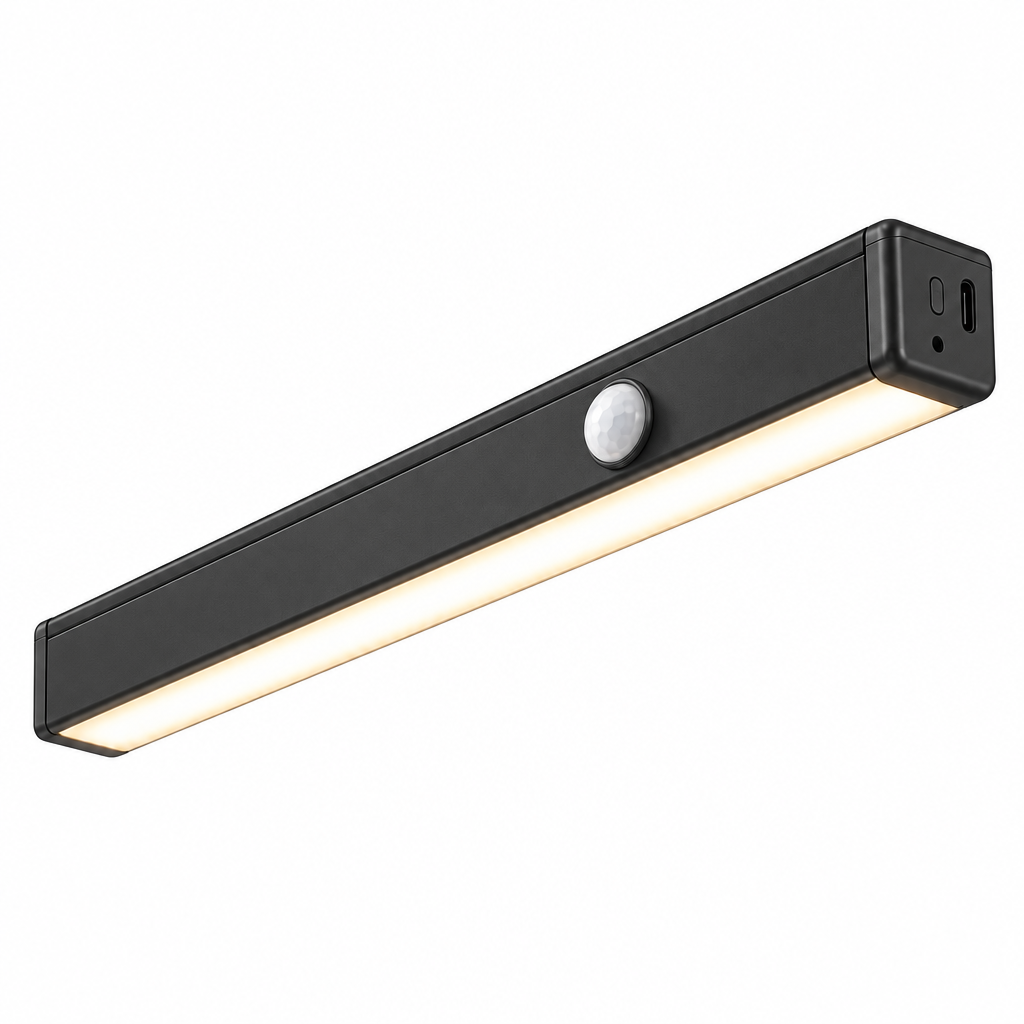 Qtdravce™ MagniGlow Magnetic Rechargeable Motion Sensor Light – Wireless LED Closet, Cabinet & Wardrobe Light