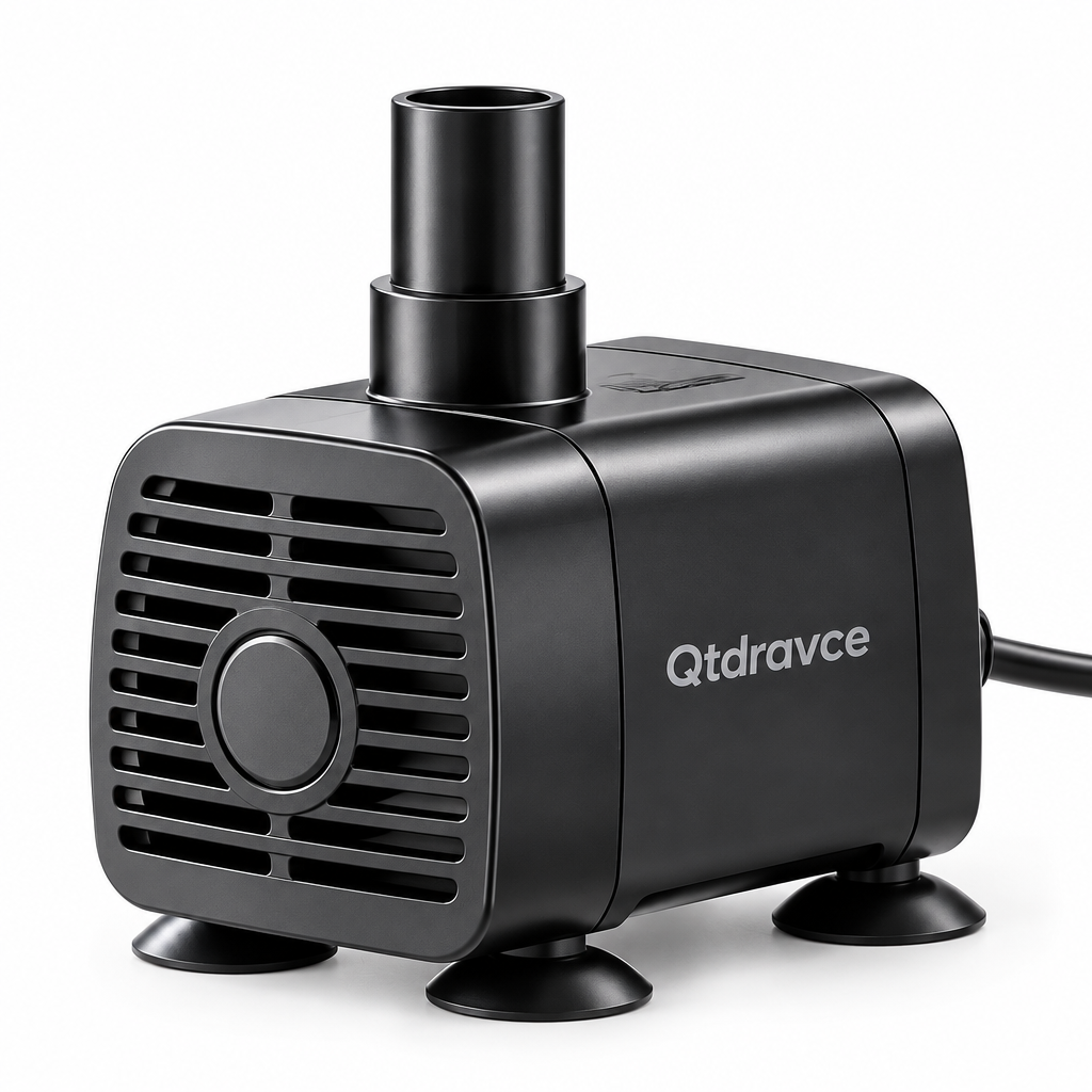 Qtdravce™ AquaWhisper Quiet Pet Water Fountain Pump – Low-Noise USB Replacement Circulation Pump for Compatible Fountains